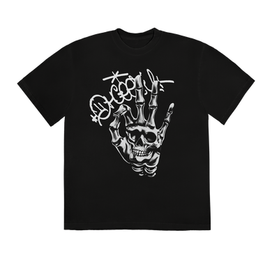 BONES TEE: BLACK