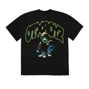 MARTIAN BOY TEE: BLACK