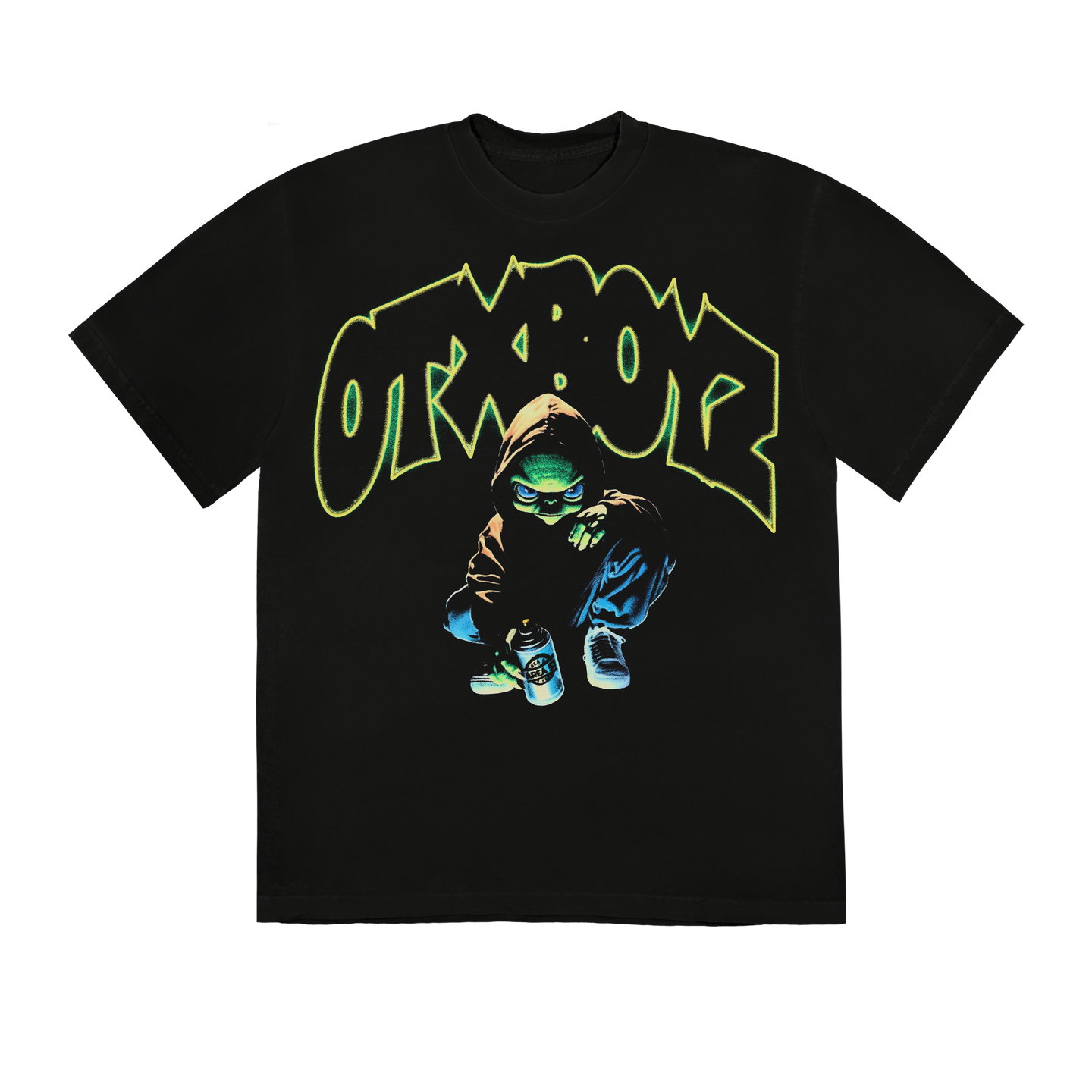 MARTIAN BOY TEE: BLACK