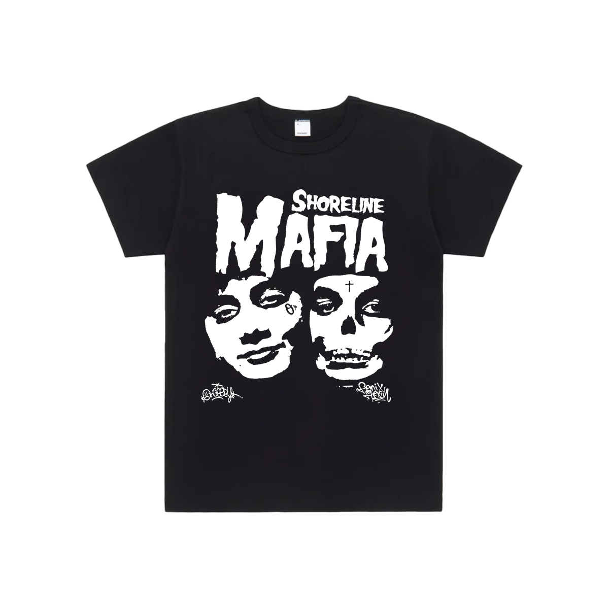 SHORELINE MISFITS TEE: BLACK