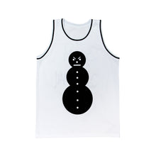 Load image into Gallery viewer, GEEZY DA SNOWMAN MESH BASKETBALL JERSEY: WHITE