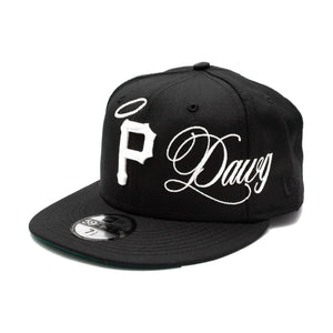 ALL DAWGS GO TO HEAVEN NEW ERA HAT: BLACK/WHITE