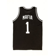 Load image into Gallery viewer, SHORELINE MAFIA MESH BASKETBALL JERSEY: BLACK