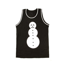 Load image into Gallery viewer, GEEZY DA SNOWMAN MESH BASKETBALL JERSEY: BLACK