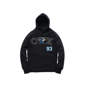 PLAY BALL PULLOVER  HOODY: BLACK