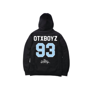 PLAY BALL PULLOVER  HOODY: BLACK