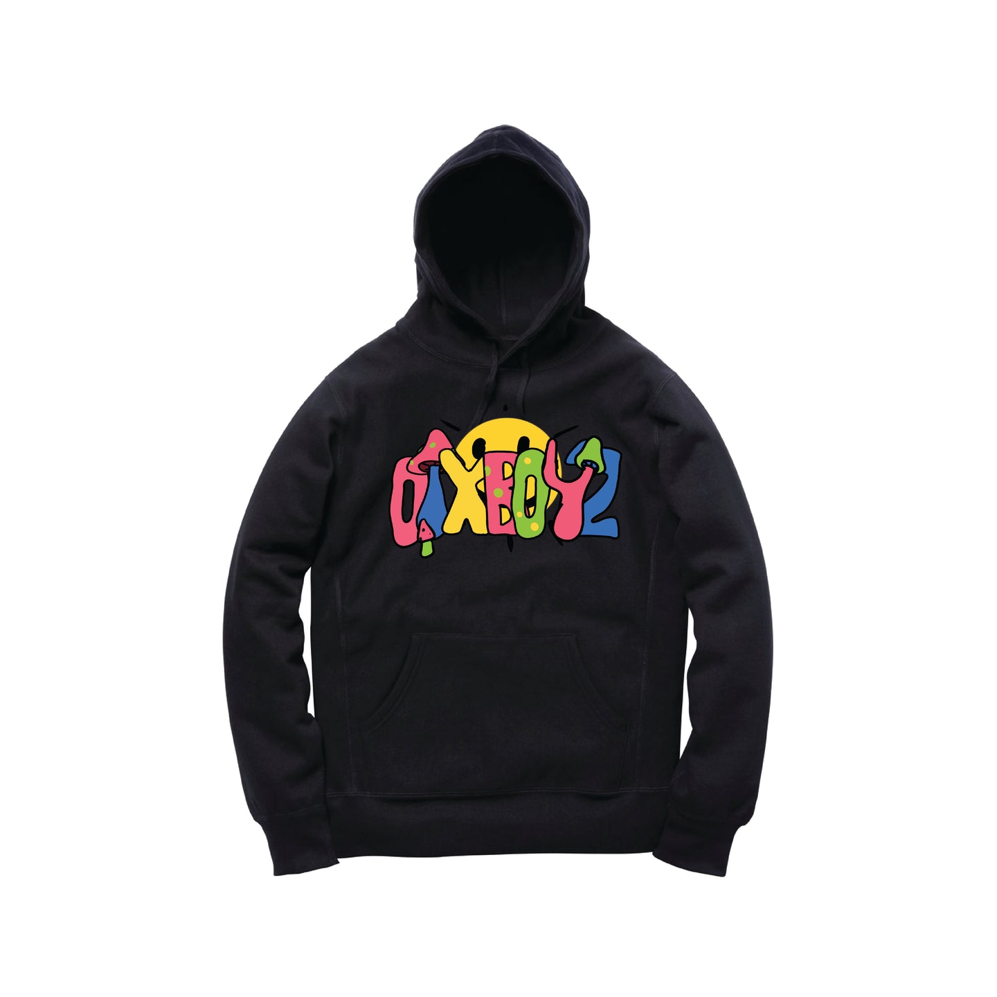 MICRO DOSE PULLOVER  HOODY: BLACK