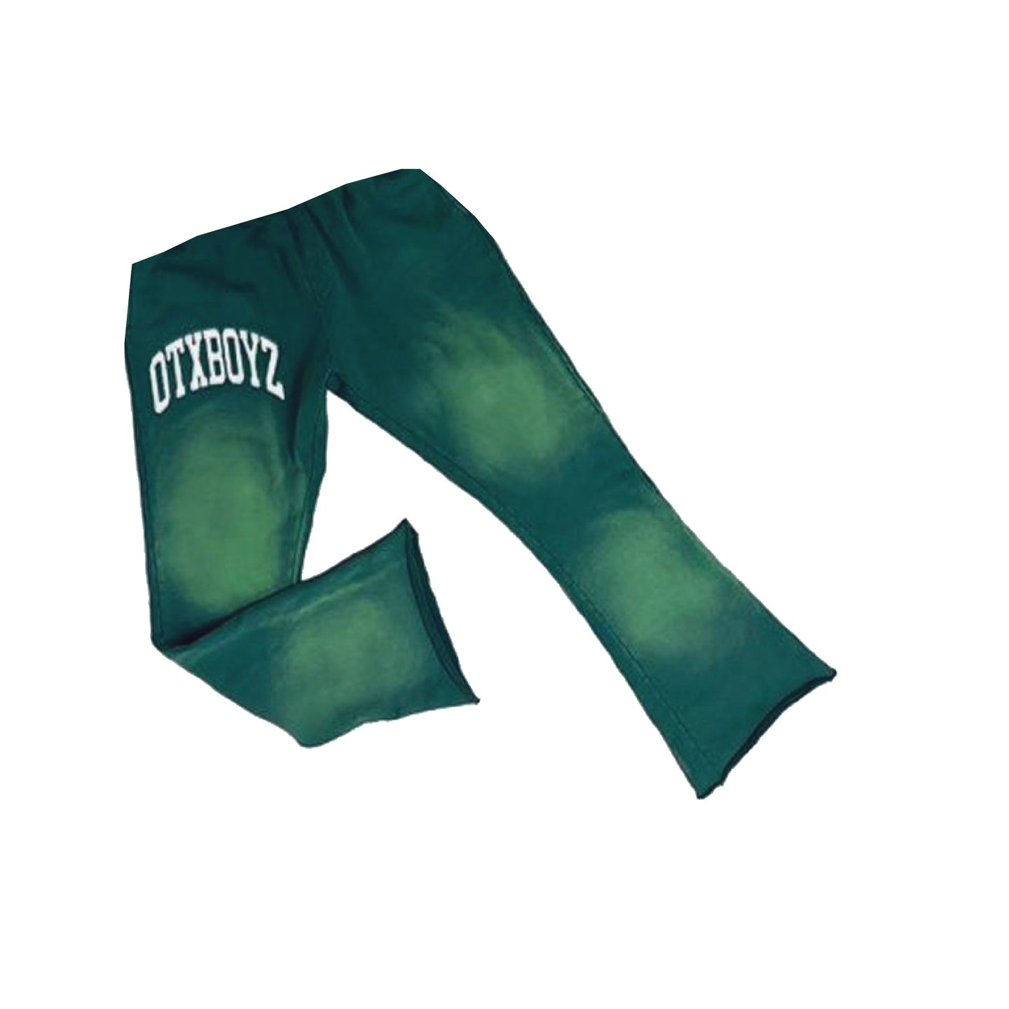 VINTAGE COLLEGE SWEATPANTS: GREEN