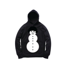 Load image into Gallery viewer, CANT BAN DA SNOWMAN HOODIE: BLACK
