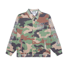Load image into Gallery viewer, CHOPPA COACH JACKET: MILITARY CAMO