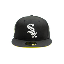 Load image into Gallery viewer, NEW ERA WHITE SOX COLLEGE CAP: BLACK/YELLOW