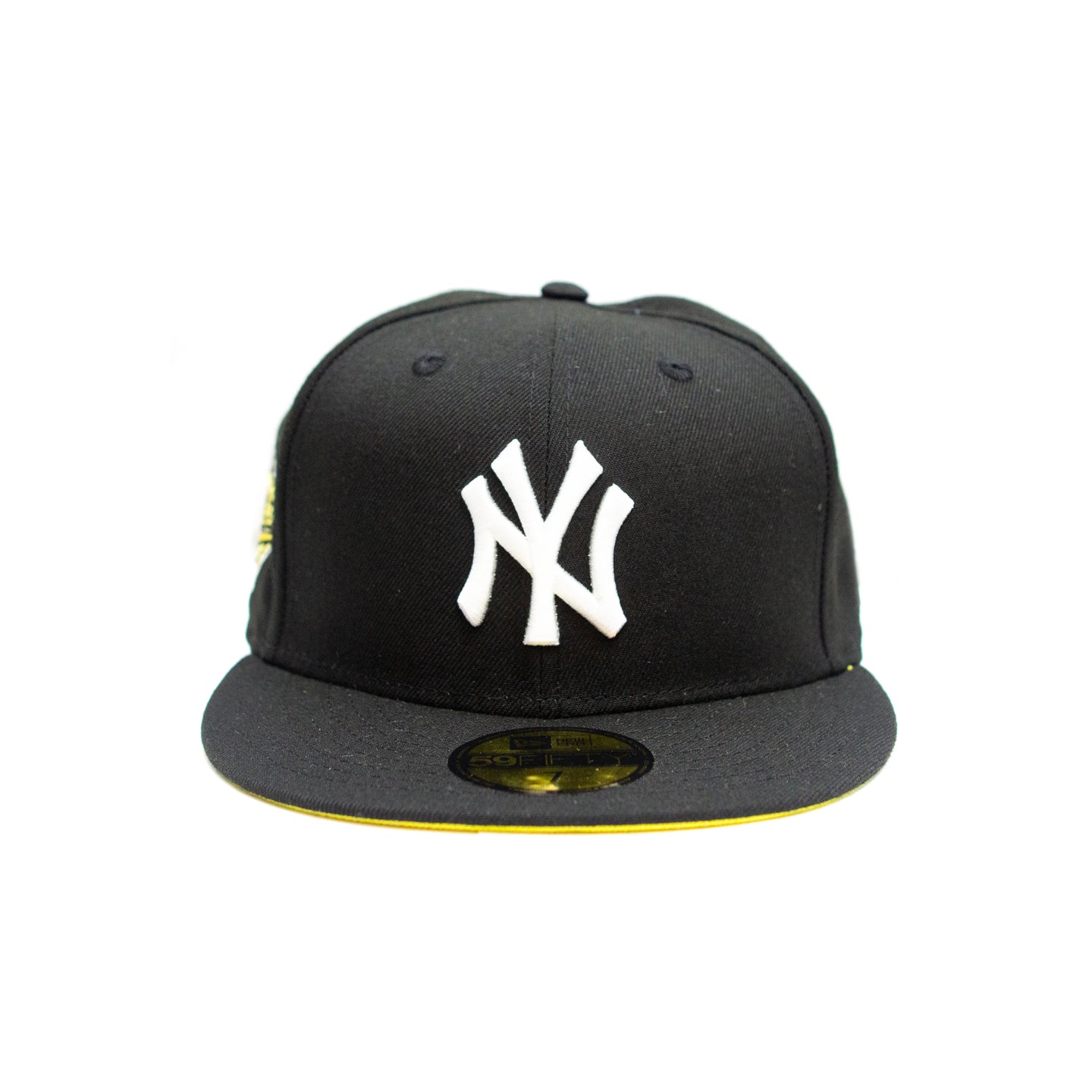 NEW ERA NY BLOCK CAP: BLACK/YELLOW