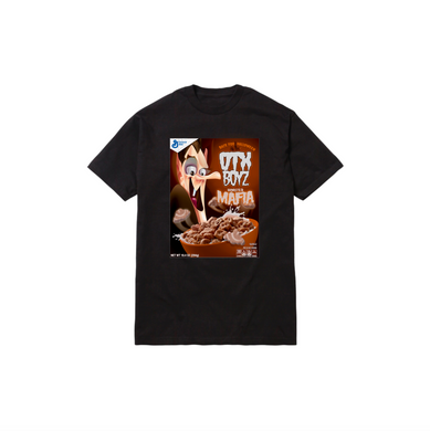 MINI COUNT CEREAL TODDLER TEE: BLACK