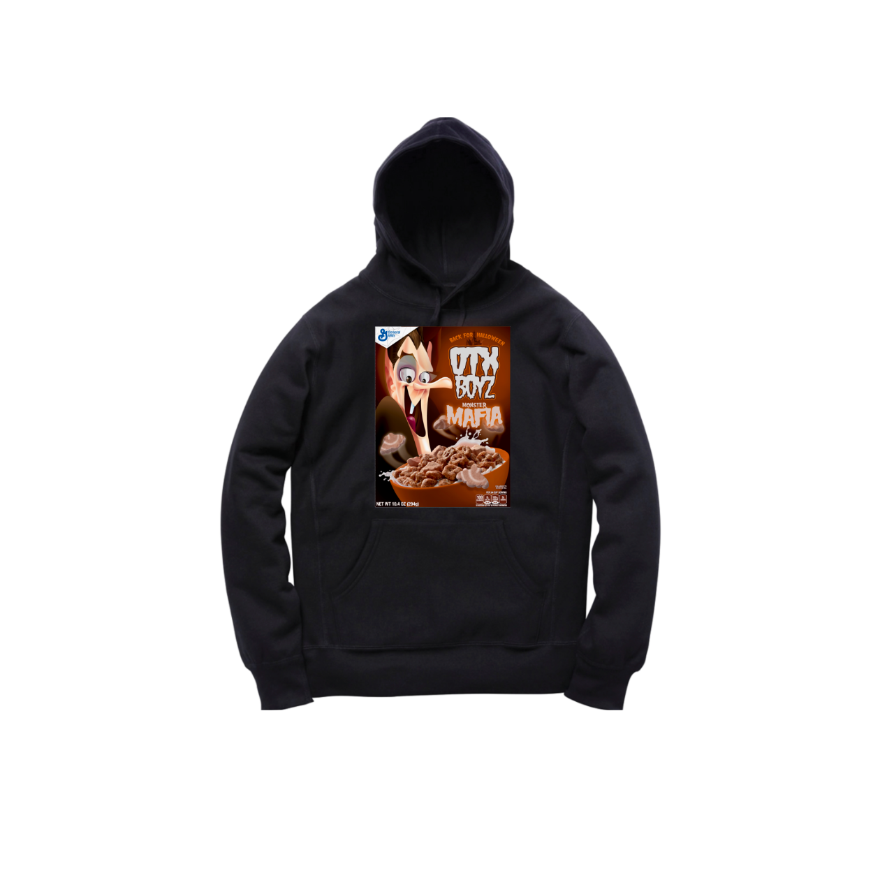 MINI COUNT CHOC TODDLER PULLOVER HOODY: BLACK